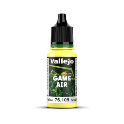 Vallejo Game Air Color 76109 – Amarillo Tóxico – 18ml
