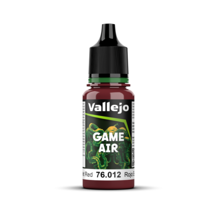 Vallejo Game Air Color 76012 – Rojo Escarlata – 18ml