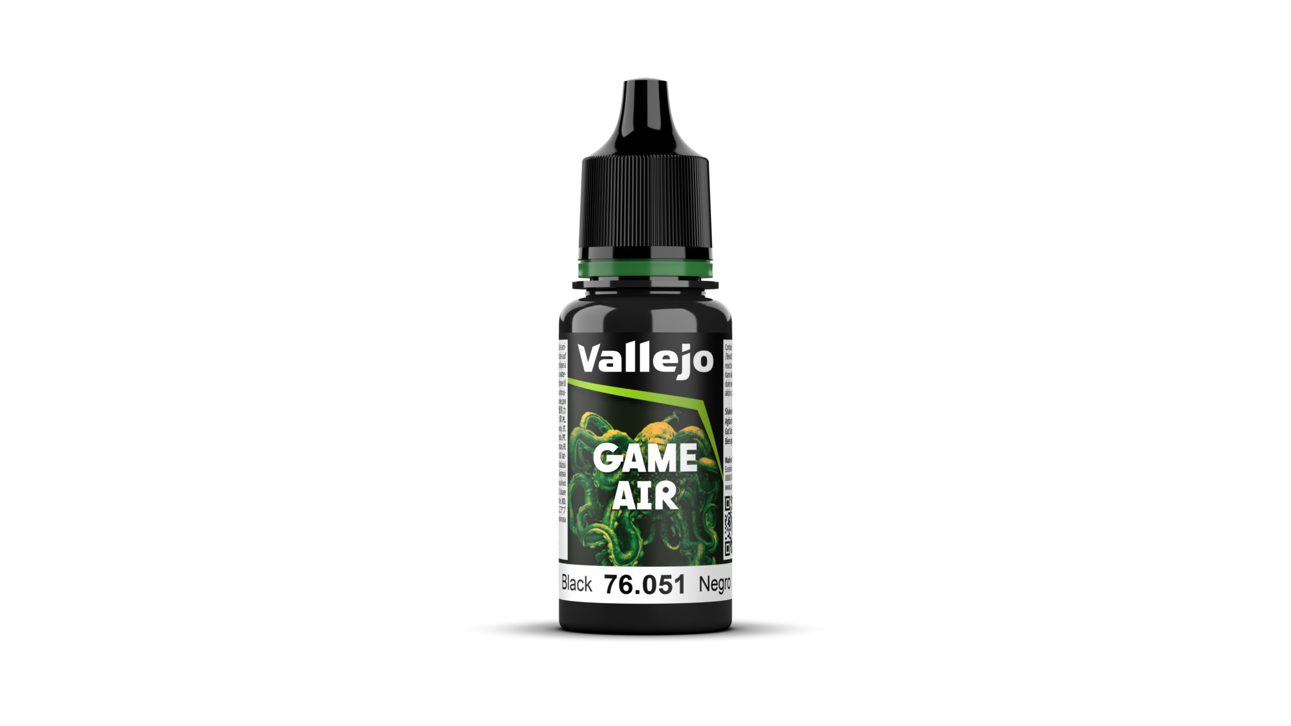Vallejo Game Air Color 76051 – Negro – 18ml