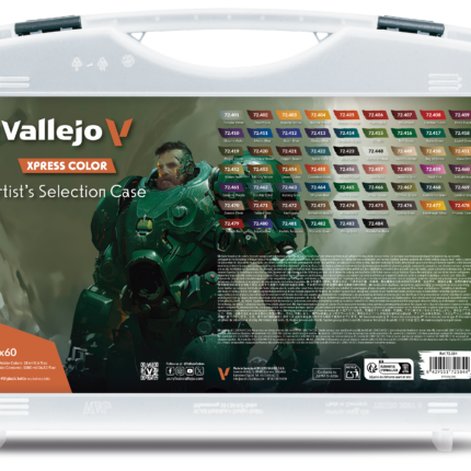 Vallejo Xpress Color Artist's Selection Case – Maletín 60 Colores