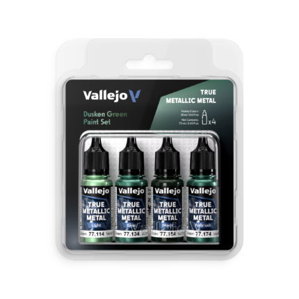Vallejo True Metallic Metal Set 77257 – Verde Sombrío