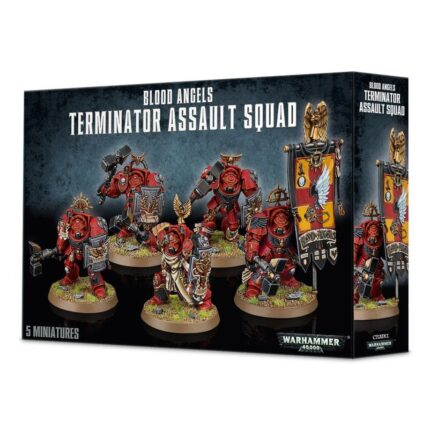 Blood  Angels Terminator Assault Squad (Web Only)