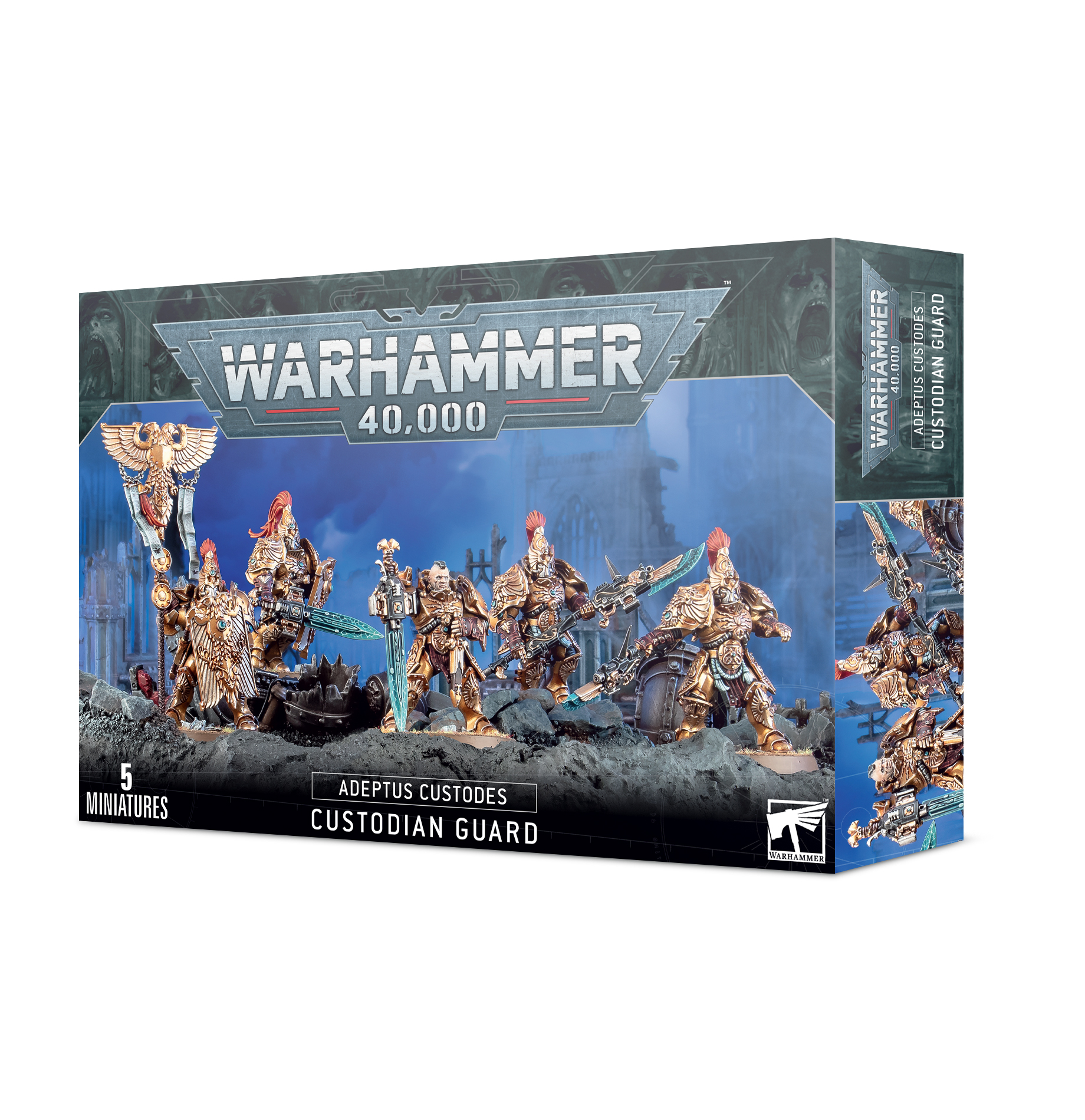 ADEPTUS-CUSTODES-GUARDAS-CUSTODIOS.jpg ADEPTUS CUSTODES: CUSTODIAN GUARD - Imagen 1