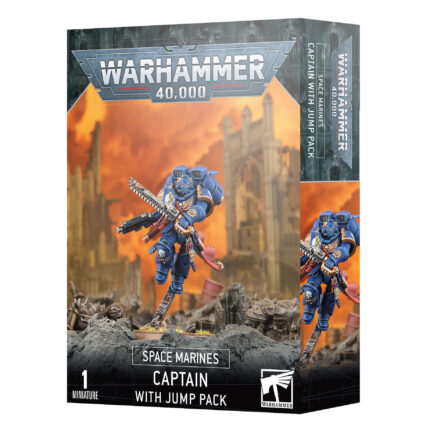 SPACE  MARINES: CAPTAIN WITH JUMP PACK
