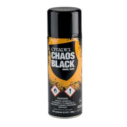 CHAOS BLACK  SPRAY PAINT
