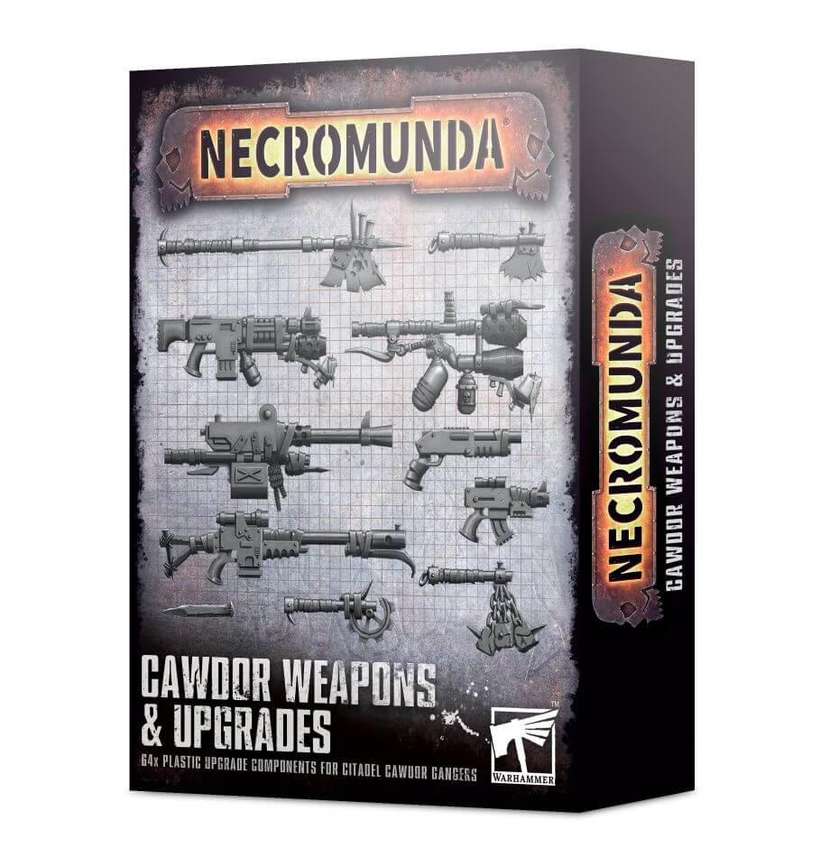 NECROMUNDA-CAWDOR-WEAPONS-_-UPGRADES.jpg NECROMUNDA: CAWDOR WEAPONS & UPGRADES - Imagen 1