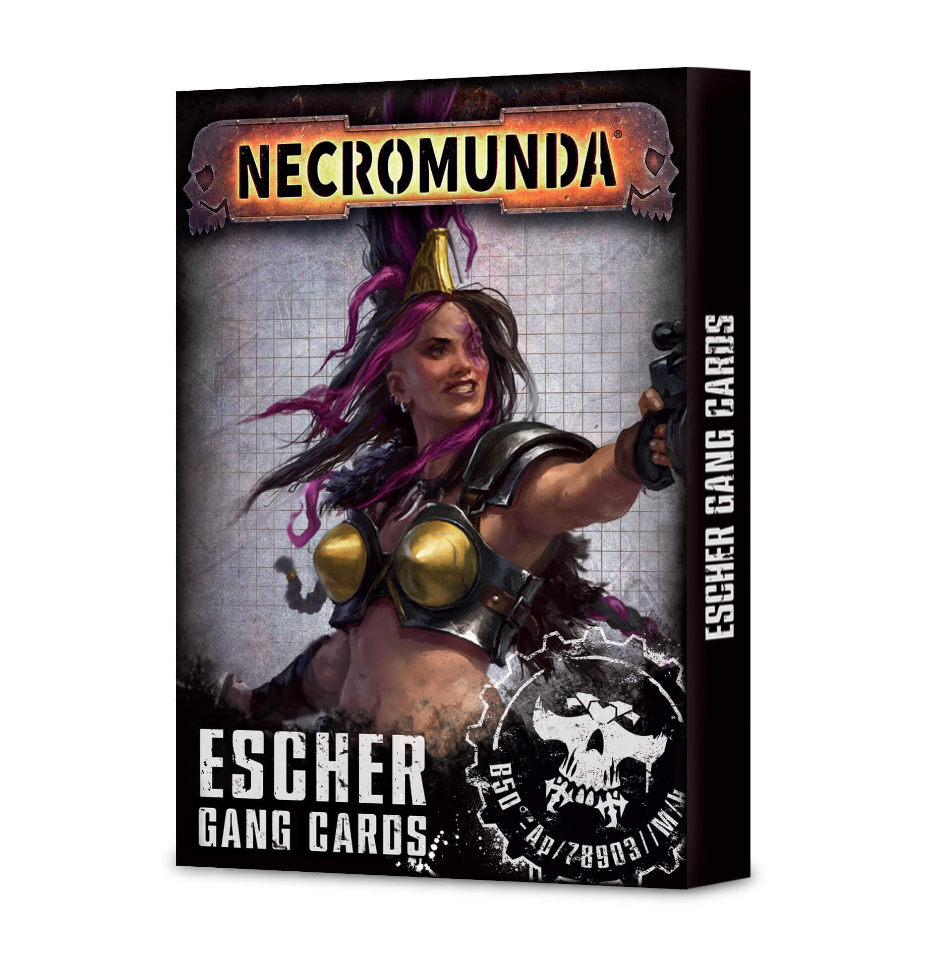 NECROMUNDA:  ESCHER GANG TACTICS CARDS