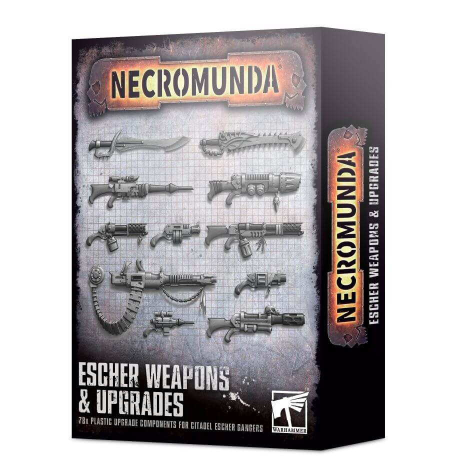 NECROMUNDA-ESCHER-WEAPONS-_-UPGRADES.jpg NECROMUNDA: ESCHER WEAPONS & UPGRADES - Imagen 1