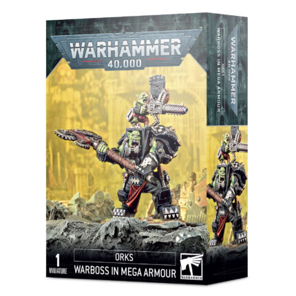 ORKS: ORK  WARBOSS IN MEGA ARMOUR