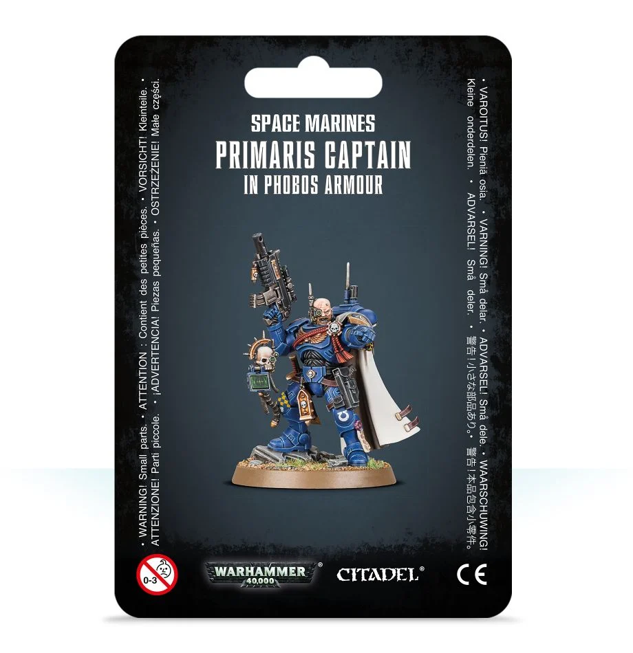 SPACE MARINES  CAPTAIN IN PHOBOS ARMOUR
