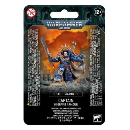 SPACE MARINES  CAPTAIN IN GRAVIS ARMOUR