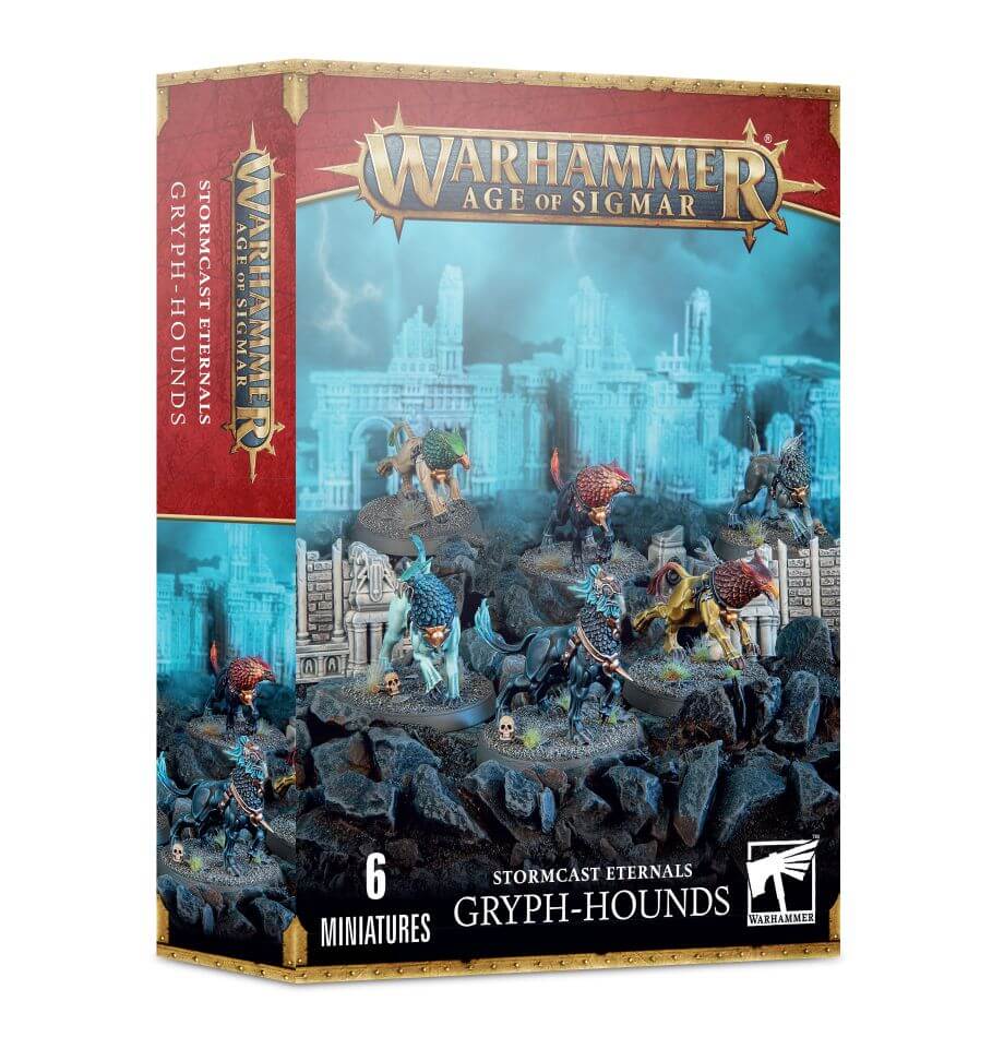 STORMCAST-ETERNALS-GRIFOMASTINES STORMCAST ETERNALS: GRYPH-HOUNDS - Imagen 1