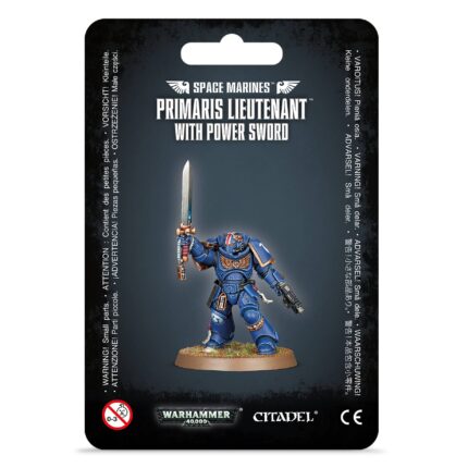 S/M PRIMARIS  LIEUTENANT WITH POWER SWORD