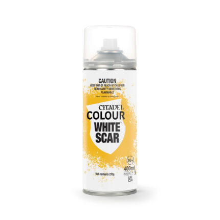 WHITE SCAR  SPRAY PAINT