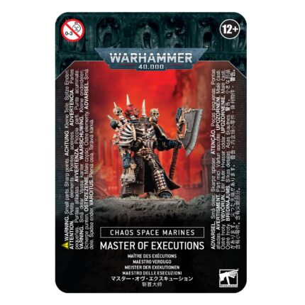 CHAOS SPACE  MARINES MASTER OF EXECUTIONS
