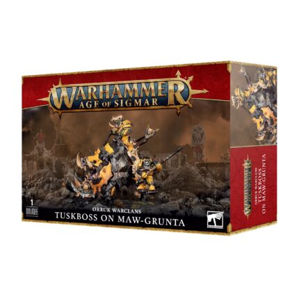 ORRUK  WARCLANS: TUSKBOSS ON MAW-GRUNTA