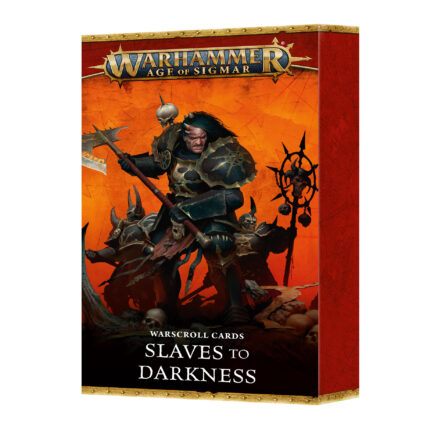 WARSCROLL  CARD: SLAVES TO DARKNESS (ENG)