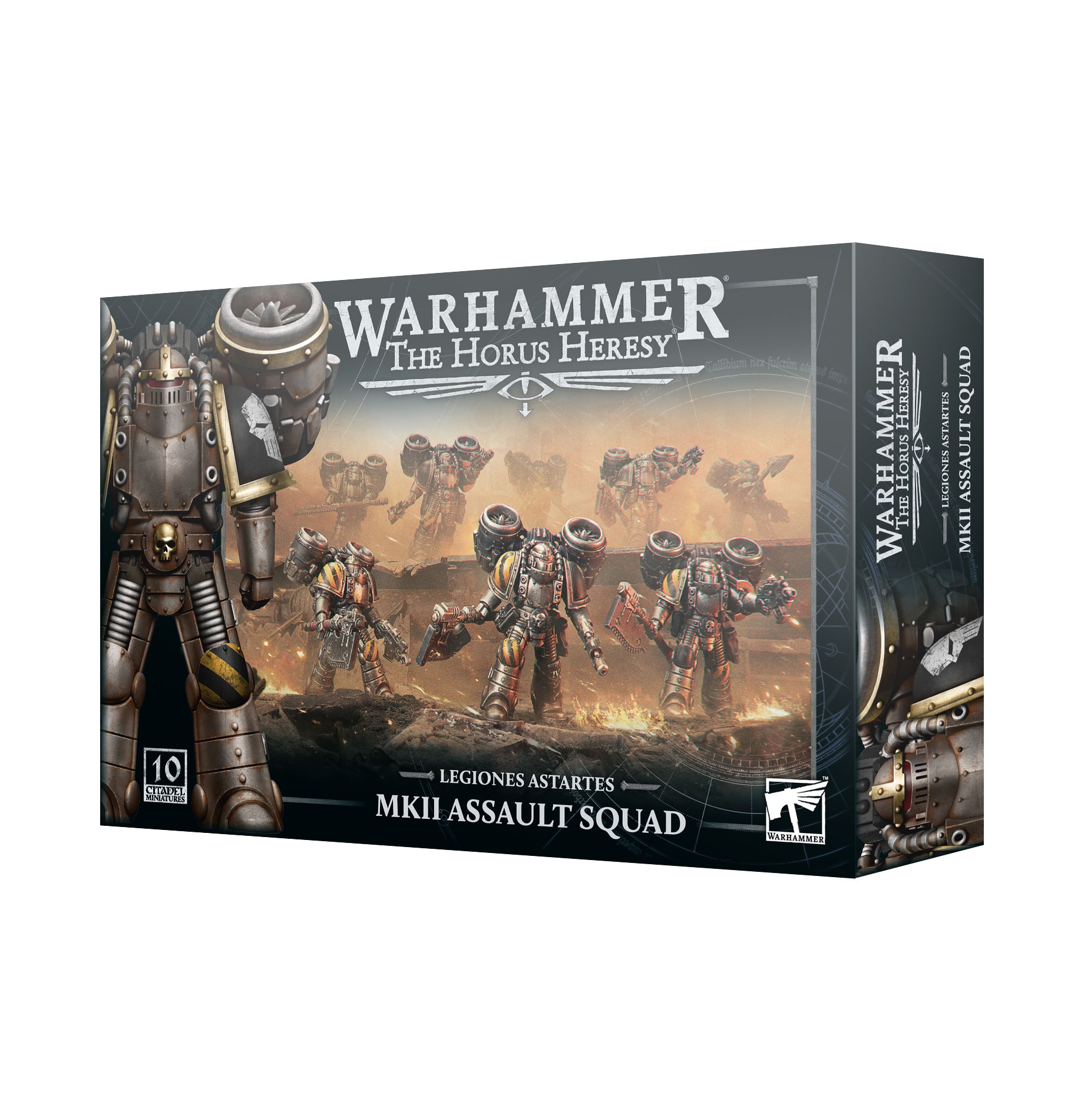 https___trade.games-workshop.com_assets_2025_09_99123001070_HorusHeresyLegionesAstartesMkIIAssaultSquad9.jpg LEGIONES ASTARTES: MKII ASSAULT SQUAD - Imagen 1