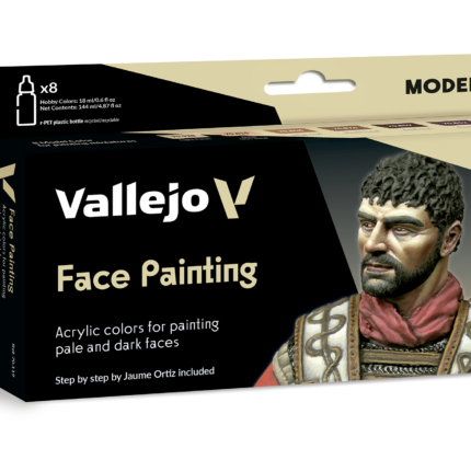 Set 8 Pinturas Face Painting by Jaume Ortiz Model Color Vallejo (70119)