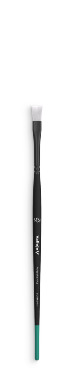 Pincel Weathergin Flat Medium Vallejo - Imagen 2
