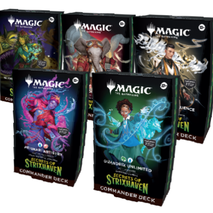 MTG - Secrets of Strixhaven Commander Deck Display (5 Decks) - EN