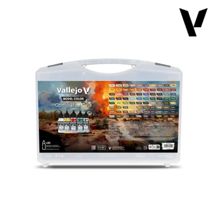 Maletín 80 Pinturas Combination Case Model Color Vallejo