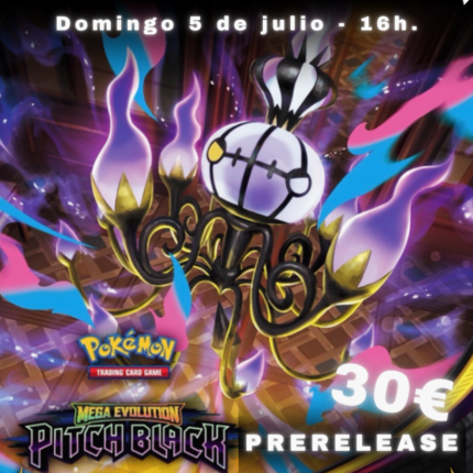JCC Pokémon Pitch Black - Presentación